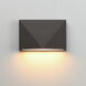 Fractal LED 3.25 inch Architectural Bronze Outdoor Wall Mount