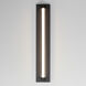 Fuse Outdoor LED 4.75 inch Black and Gold Outdoor Wall Mount