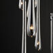 Stillo LED 25.5 inch Black Multi-Light Pendant Ceiling Light