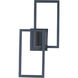 Traverse LED LED 19.75 inch Black Outdoor Wall Mount