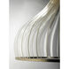Turbo LED LED 24.25 inch Polished Chrome Single Pendant Ceiling Light