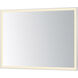 Framed 48 X 36 inch Satin Nickel LED Mirror