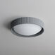 Souffle LED 13.75 inch Gray Flush Mount Ceiling Light