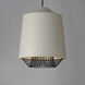 Phoenix LED 15.75 inch Gray and Black Single Pendant Ceiling Light
