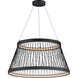 Loom LED 31.5 inch Black Single Pendant Ceiling Light
