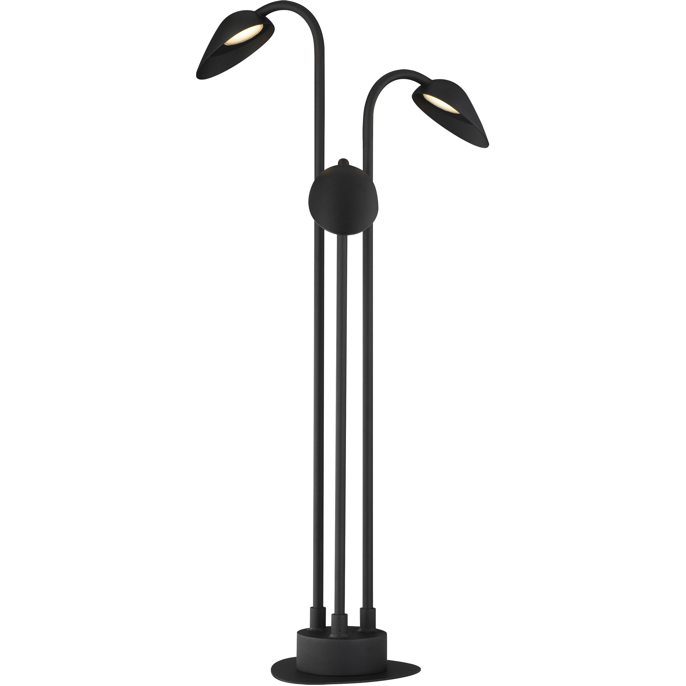 Marsh 12 5 watt Black Outdoor Pathway Light