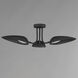 Marsh LED 32 inch Black Flush Mount Ceiling Light