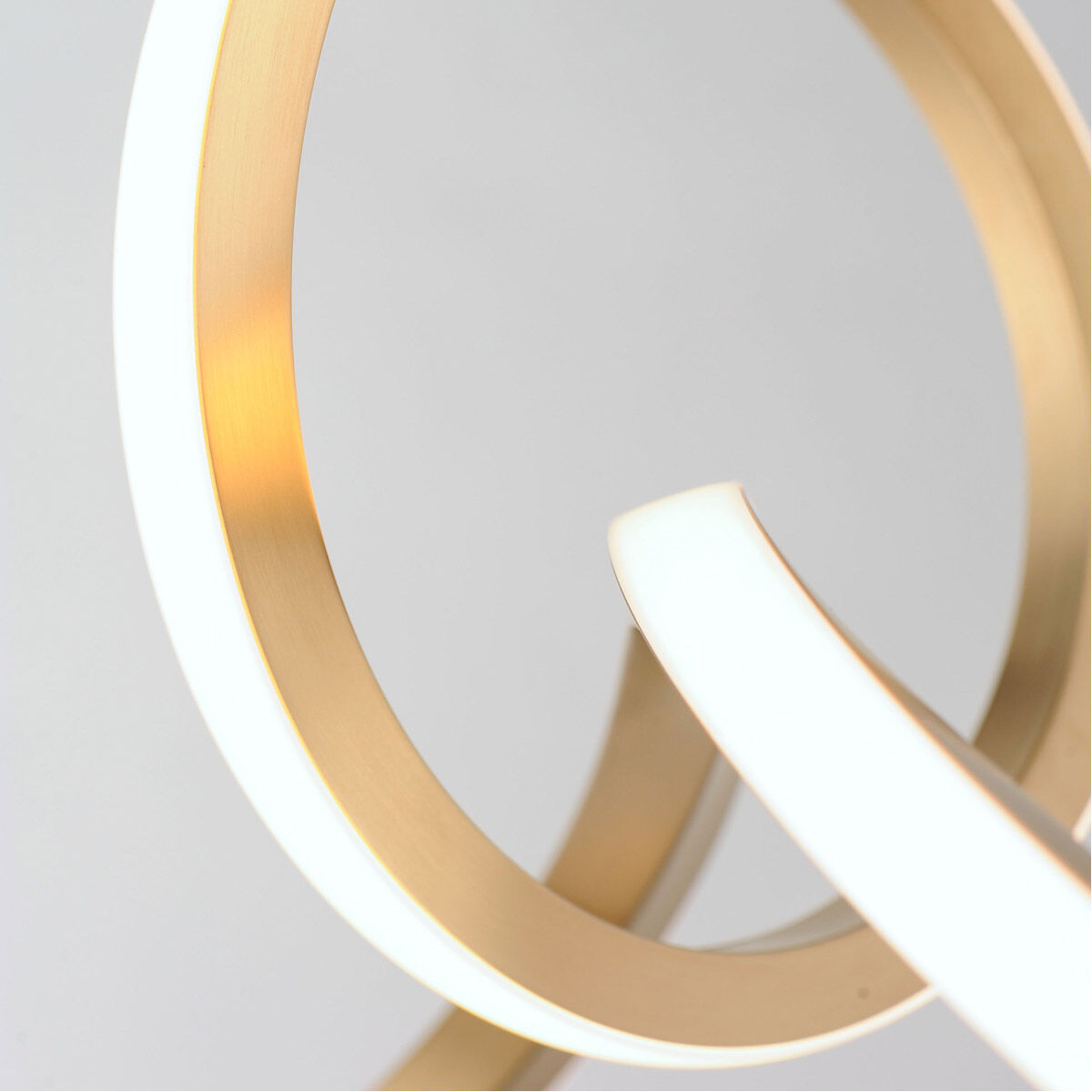 Perpetual LED 14.25 inch Brushed Champagne Single Pendant Ceiling Light