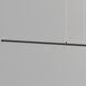 Continuum LED 93.7 inch Black Linear Pendant Ceiling Light