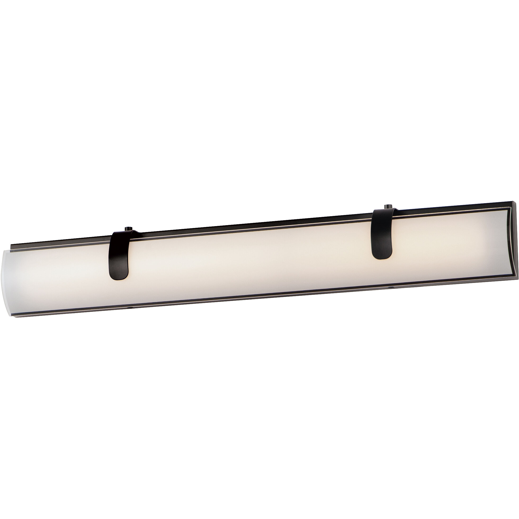 Clutch LED 30 inch Black Bath Vanity Light Wall Light