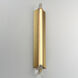 Hyperion LED 5 inch Gold ADA Wall Sconce Wall Light in Clear Crystal