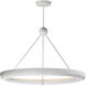 Geist LED 47.25 inch Textured White Ring Pendant Ceiling Light