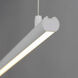 Continuum LED 47 inch White Linear Pendant Ceiling Light
