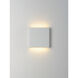 Brik LED 6.25 inch White Outdoor Wall Mount