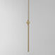 Dorian LED 1 inch Gold Single Pendant Ceiling Light