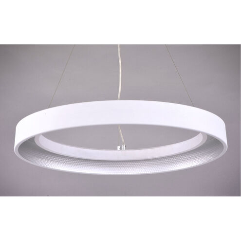 Apollo LED LED 17.75 inch Matte White Single Pendant Ceiling Light