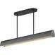 Matera LED 49.5 inch Gray Linear Pendant Ceiling Light