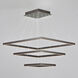 Quad LED 27.75 inch Bronze Single Pendant Ceiling Light