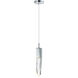 Quartz LED 4.75 inch Polished Chrome Mini Pendant Ceiling Light