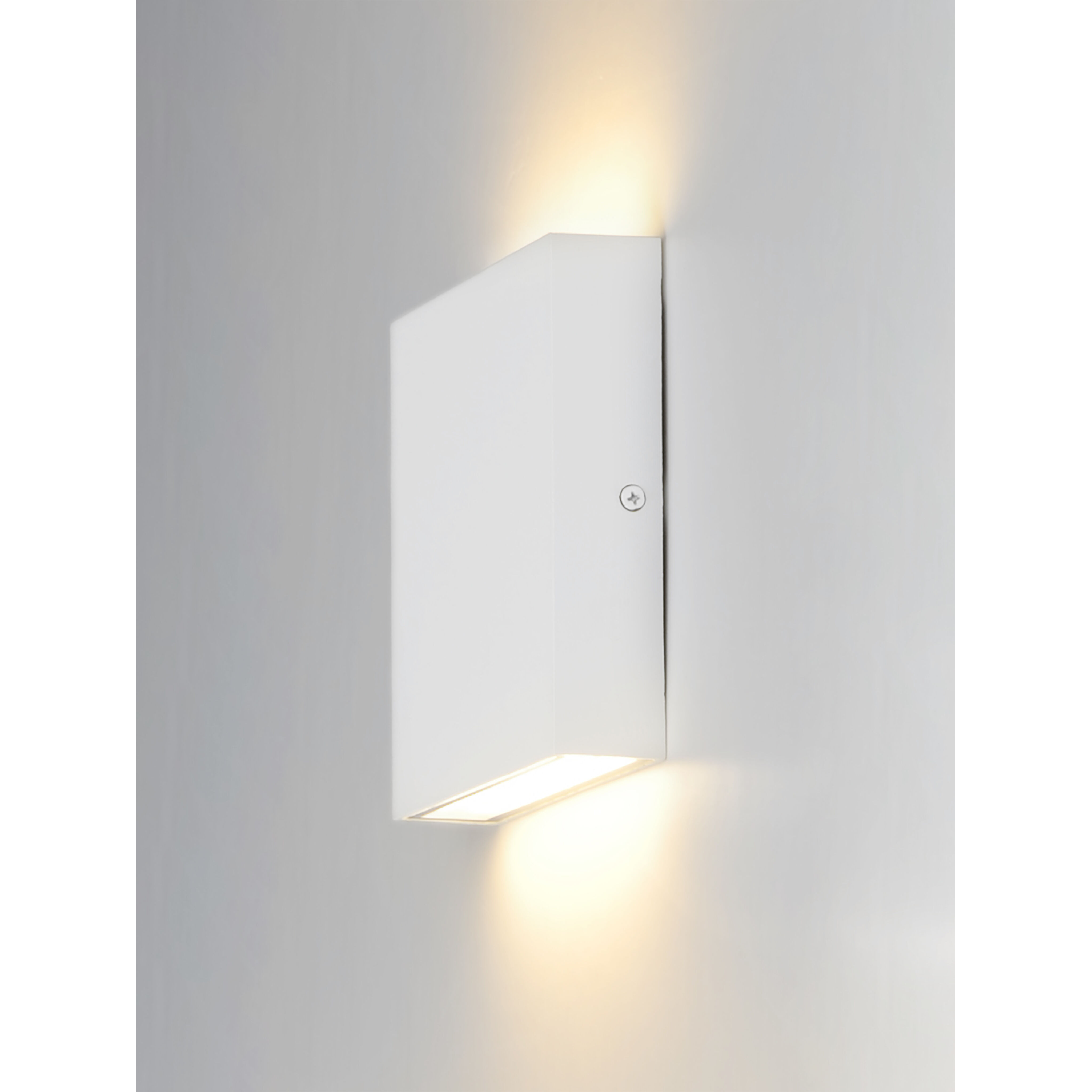Brik LED 6.25 inch White Outdoor Wall Sconce