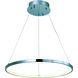 Hoops LED LED 23.5 inch Polished Chrome Single Pendant Ceiling Light