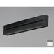 iWood LED 59.75 inch Wenge and Polished Chrome Linear Pendant Ceiling Light