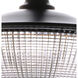 Bella LED 42.5 inch Bronze and Gold Linear Pendant Ceiling Light