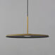 Berliner LED 19.75 inch Antique Brass Single Pendant Ceiling Light