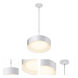 Echo LED 13 inch White Single Pendant Ceiling Light
