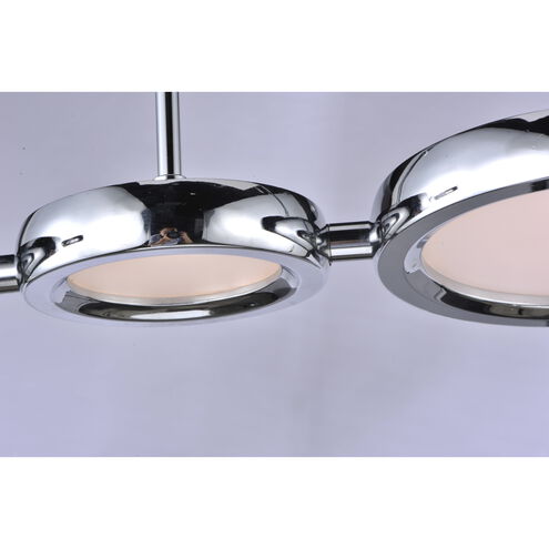 Timbale LED 15.5 inch Polished Chrome Multi-Light Pendant Ceiling Light