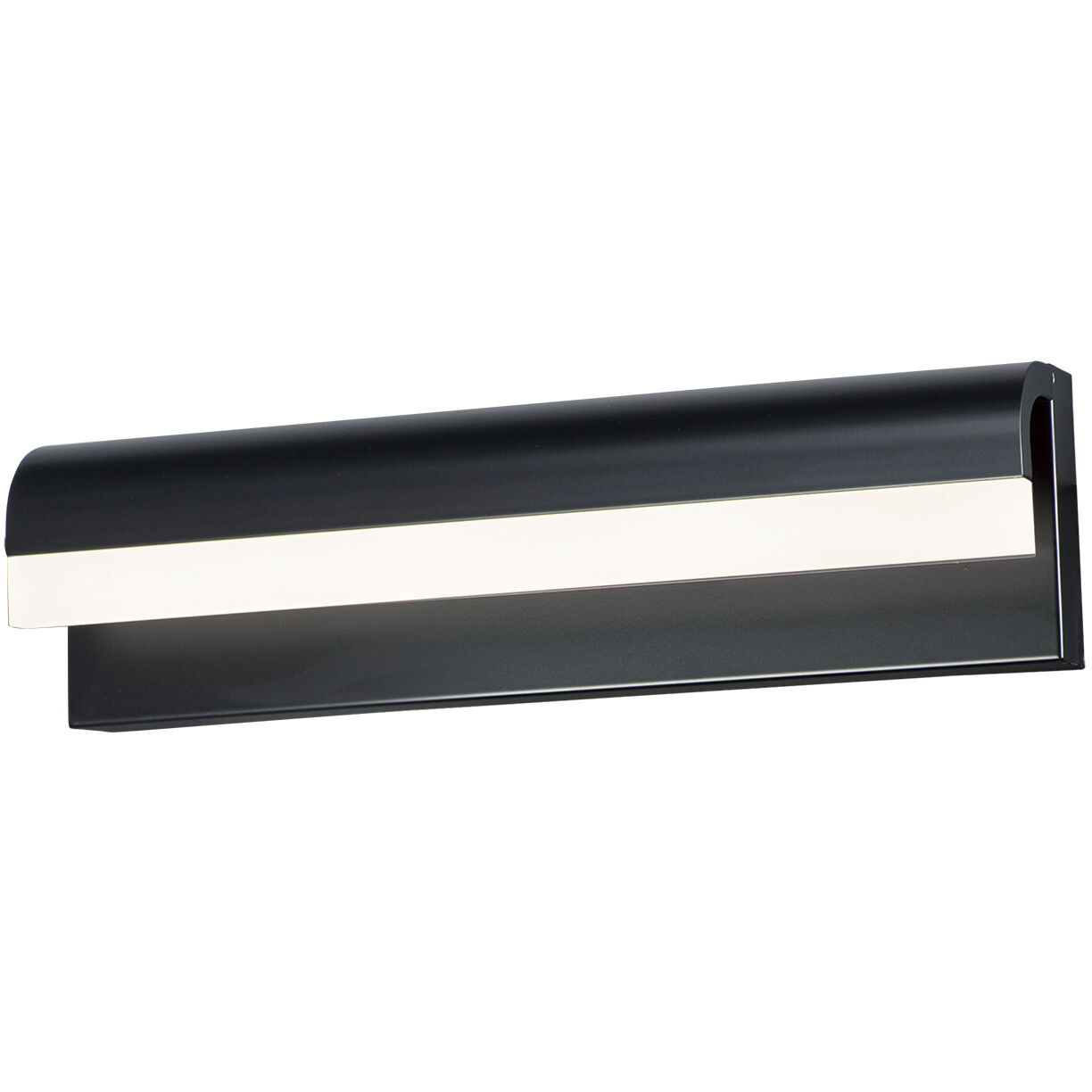 Waterfall LED 18 inch Black Bath Vanity Light Wall Light