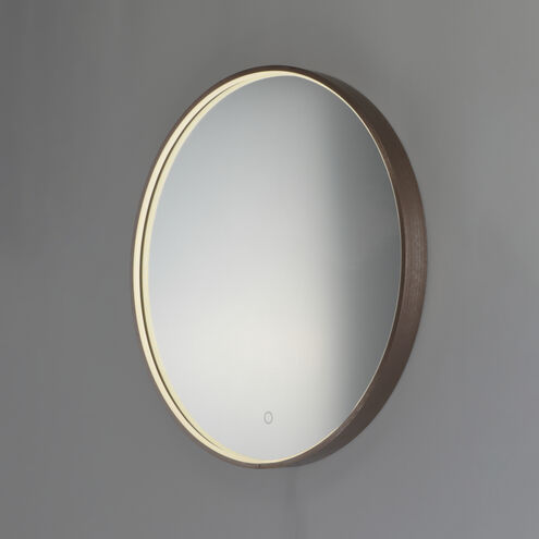 Mirror 27.5 X 27.5 inch Anodized Bronze LED Wall Mirror