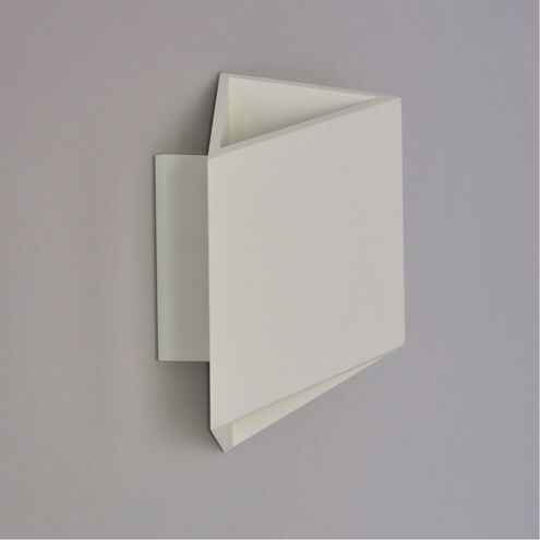 Alumilux Facet LED 8.5 inch White Outdoor Wall Sconce