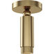 Cleo LED 5 inch Natural Aged Brass Flush Mount Ceiling Light