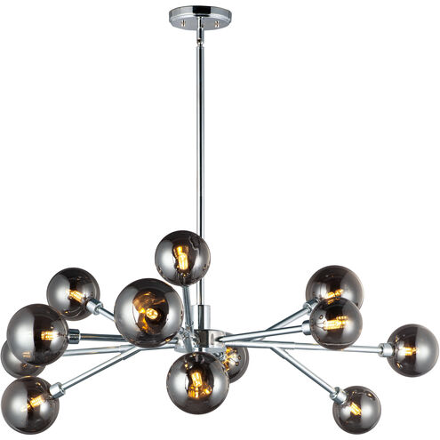 Asteroid LED 41.5 inch Polished Chrome Multi-Light Pendant Ceiling Light