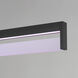Crossbar LED 1.25 inch Black Single Pendant Ceiling Light
