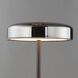 Voto 17.5 inch 8 watt Gunmetal Table Lamp Portable Light in Smoke