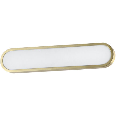 Latitude LED 24 inch Gold Bath Vanity Light Wall Light