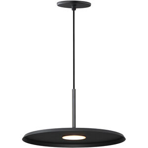 Berliner LED 13.75 inch Black Single Pendant Ceiling Light