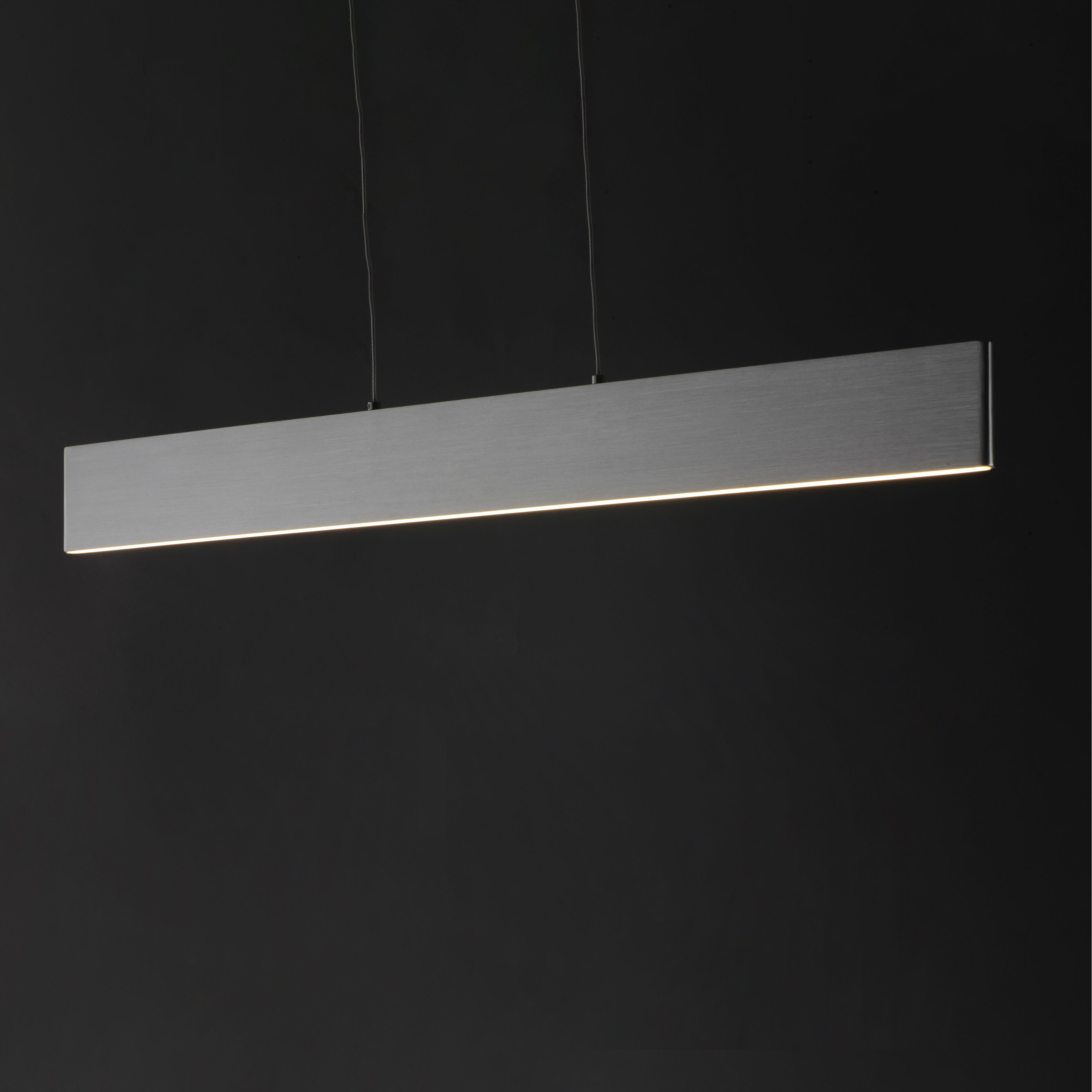 Blade LED 43.75 inch Brushed Aluminum Linear Pendant Ceiling Light