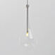 Larmes LED LED 4.75 inch Polished Chrome Single Pendant Ceiling Light