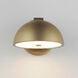 Cauldron LED 7 inch Gold Outdoor Wall Mount