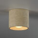 Cava LED 5 inch Travertine Semi-Flush Mount Ceiling Light