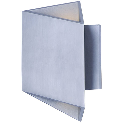 Alumilux Facet LED 8.5 inch Satin Aluminum Outdoor Wall Sconce