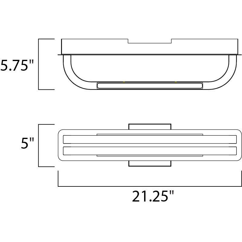 Jibe LED LED 21.25 inch Matte White Wall Sconce Wall Light