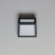 Totem LED 5 inch Black Outdoor Wall Mount