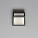 Totem LED 5 inch Black Outdoor Wall Mount