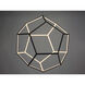 Penta LED 40 inch Black Single Pendant Ceiling Light