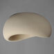 Moeraki LED 12.5 inch Oyster Flush Mount Ceiling Light