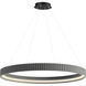 Souffle LED 41 inch Gray Ring Pendant Ceiling Light